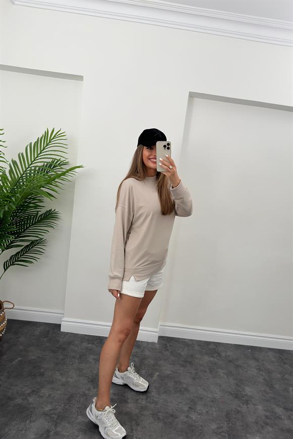 1. Sınıf Kalite Basic Sweat Taş 