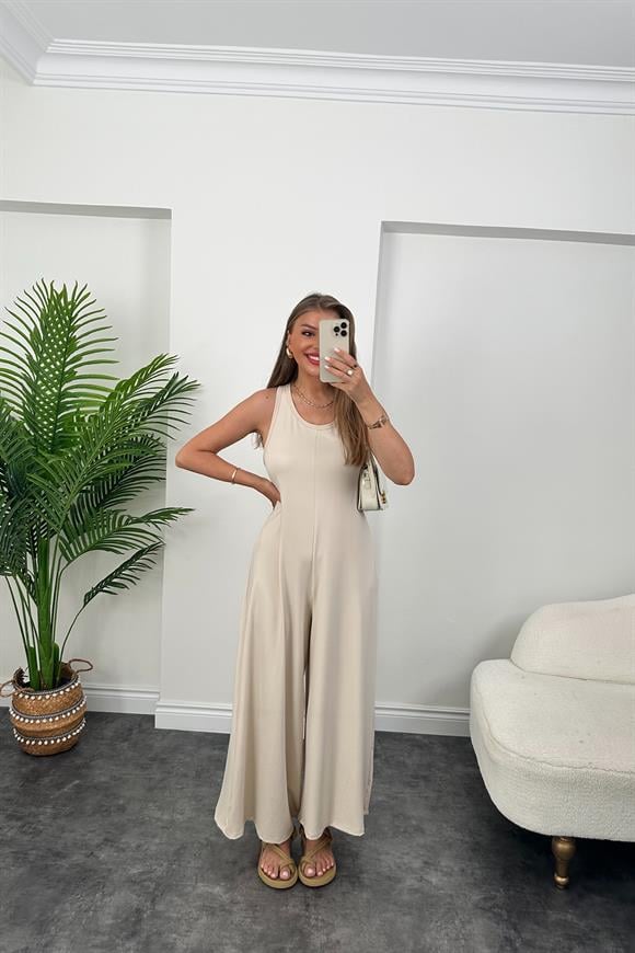 1. Sınıf Kalite Oyhs Model Halter Yaka Likralı Tulum Taş