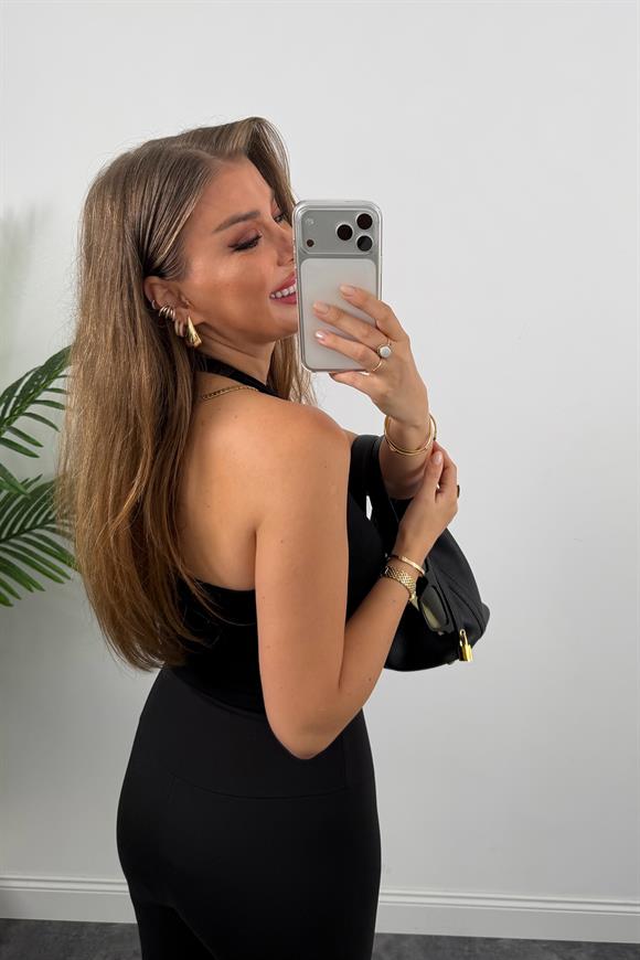 Alo Model Lüx Kalite Soft Touch Tayt Siyah