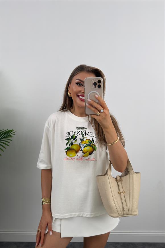 Amalfi İkonik Yaz Serisi %100 Pamuklu Tshirt