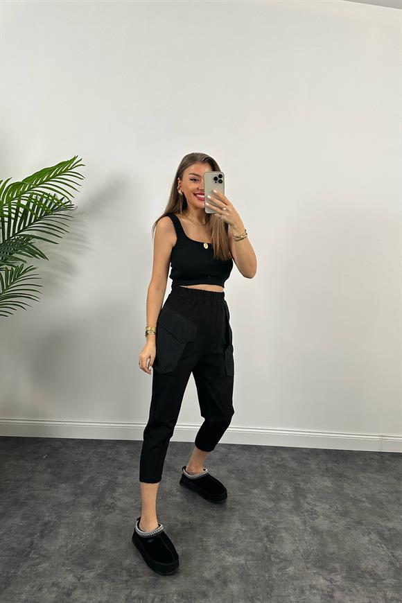 Bebe Marka Cep Detaylı Tasarım Jogger Pantolon