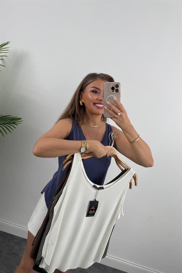 Bebe Marka Lüx Kalite Modal Kumaş Atlet Siyah