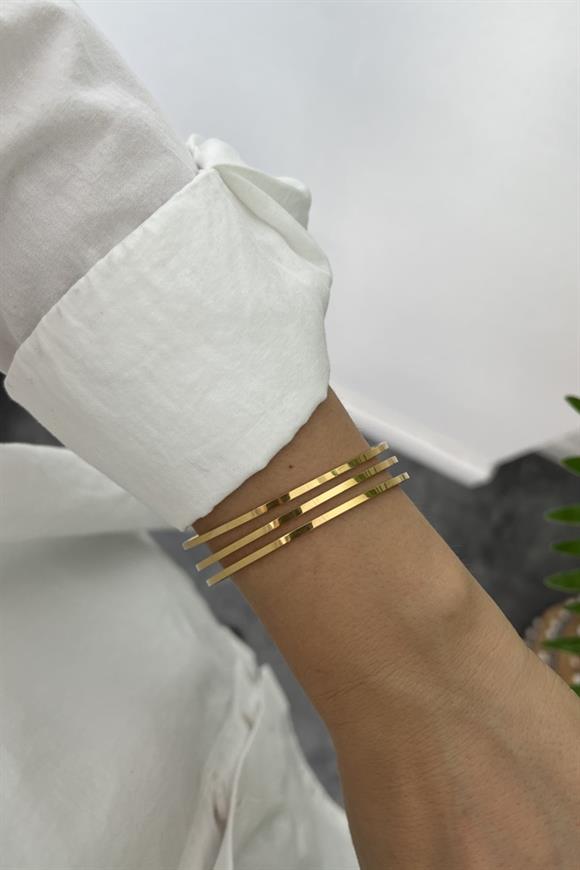 Çelik Üçlü Ajda Bilezik