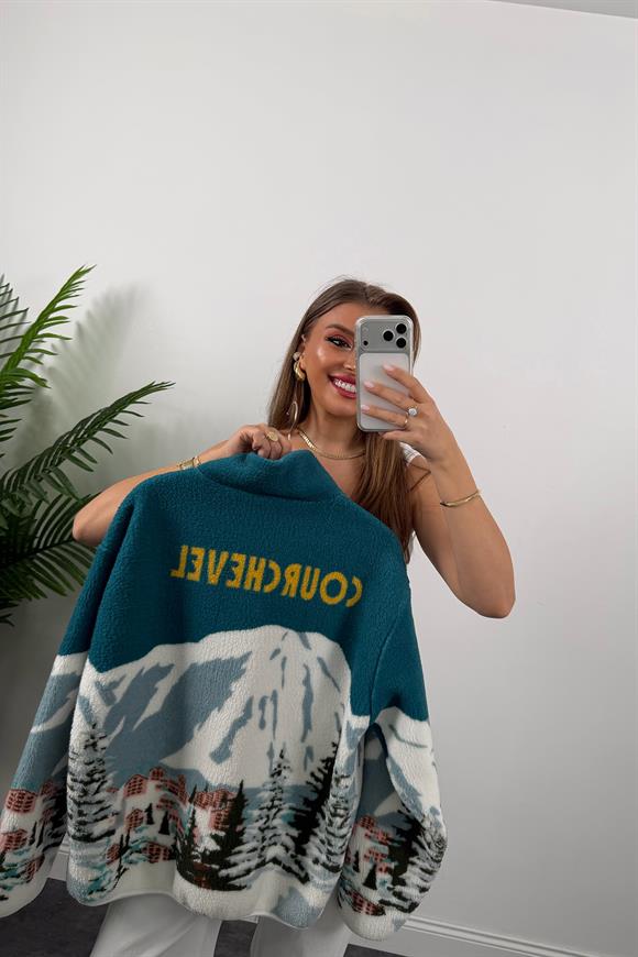 Dön Oysh Model Sırtı Yazılı Polar Sweat