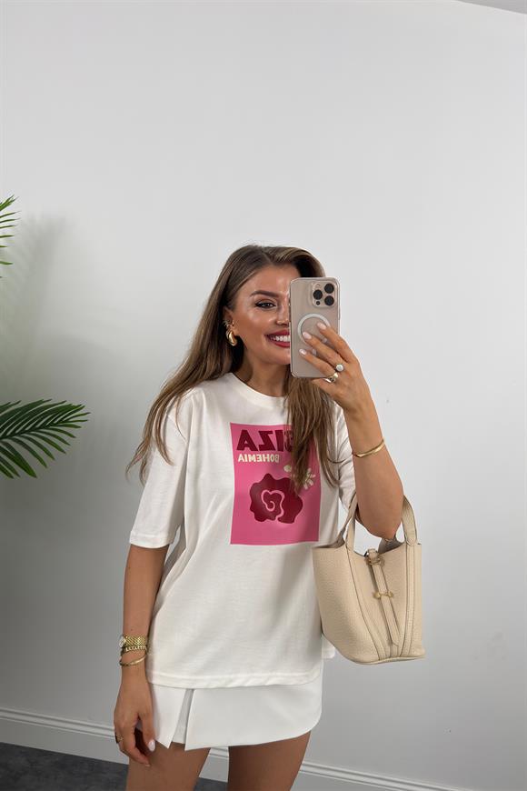 İbiza İkonik Yaz Serisi %100 Pamuklu Tshirt