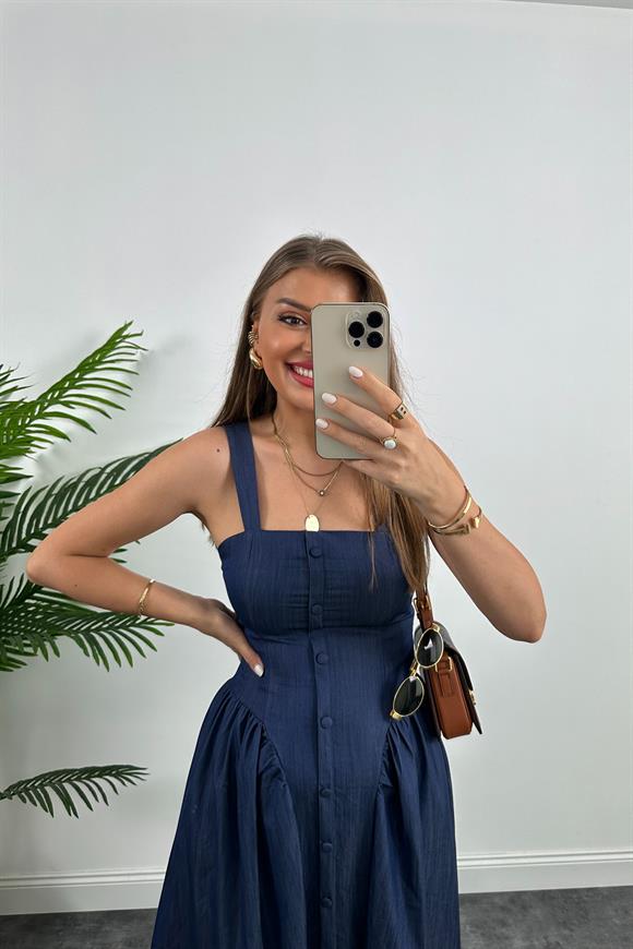 Lüx Kalite İpek Tensel Prenses Model Jean Elbise