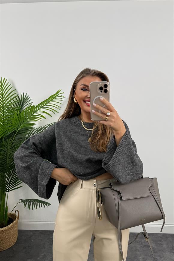 Lüx Kalite Mng Model Likralı Yumuşak Deri Pantolon Taş