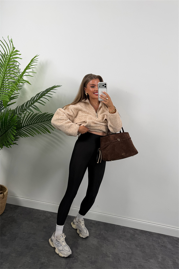 Lüx Kalite Toparlayıcı Parlak Disko Tayt Siyah