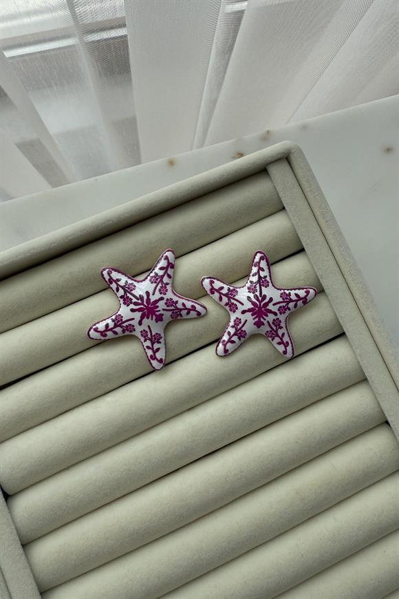 Marka Model  Deniz Yıldızı Küpe (Pembe)