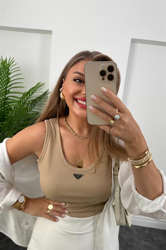 Marka Model Likralı Tam Boy Kaşkorse Atlet Taş