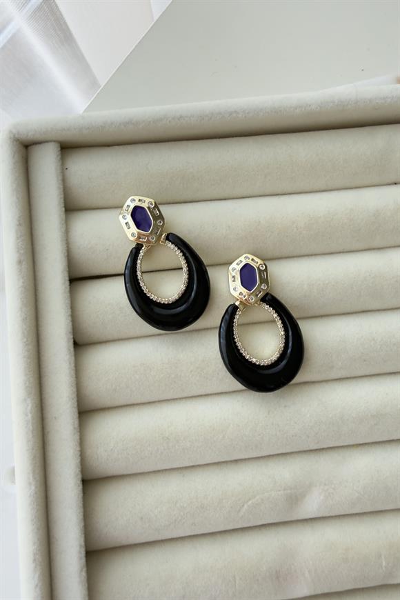 Marka Model Siyah Küpe