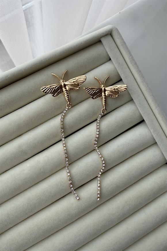 Marka Model Su Yolu Sallantılı Yusufçuk Küpe