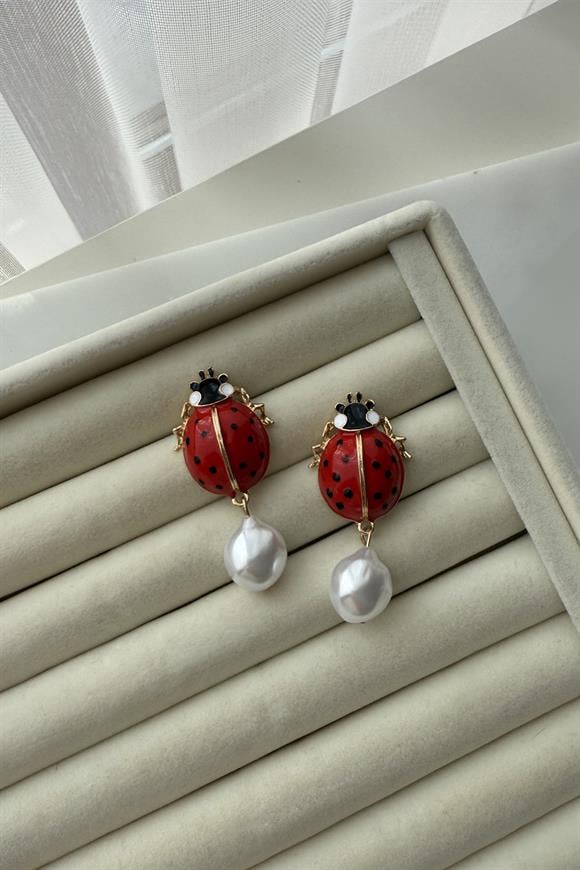 Marka Model Uğur Böceği Küpe