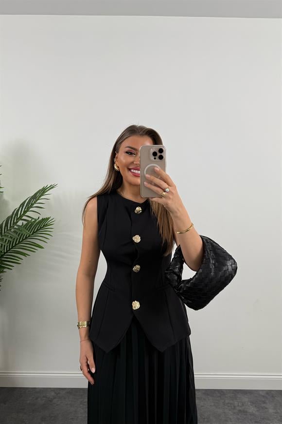 Marka Model Yelek Etek Birleşik Tasarım Elbise