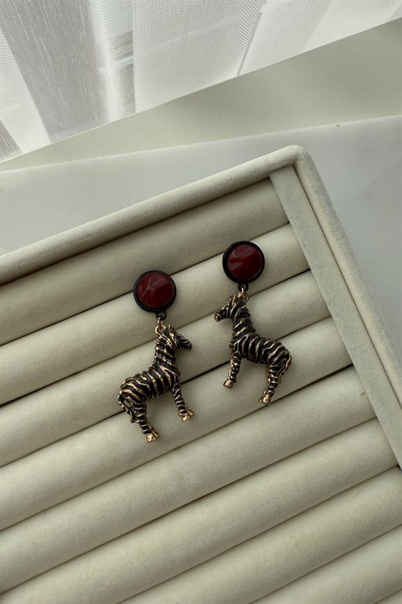 Marka Model Zebra Küpe