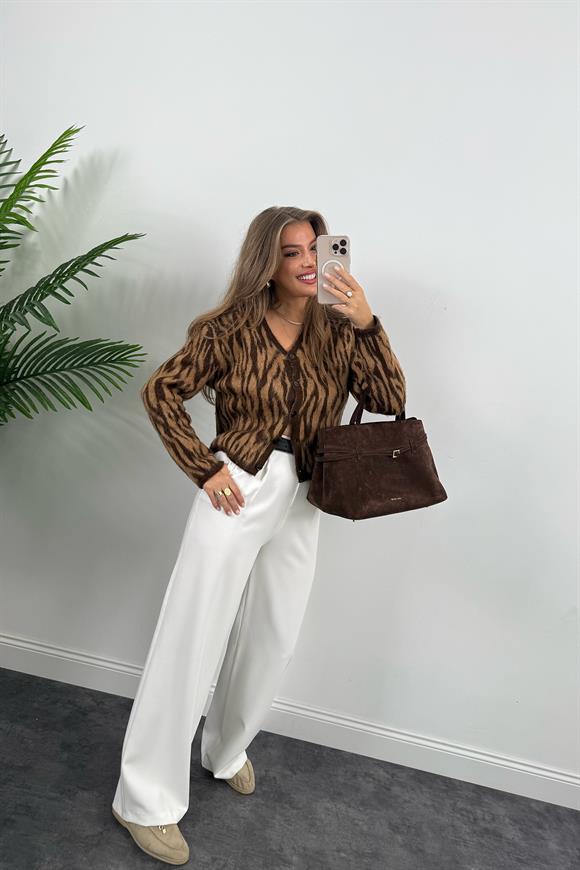 Massi Model Kaşmir Dokulu Yumoş Hırka