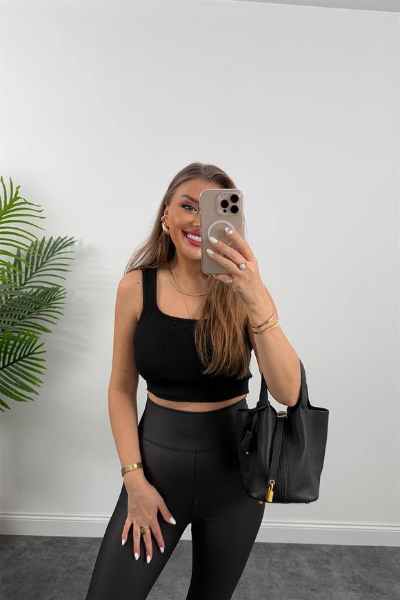 Massi Model Lüx Kalite Yumuşak Deri Şardonlu Tayt