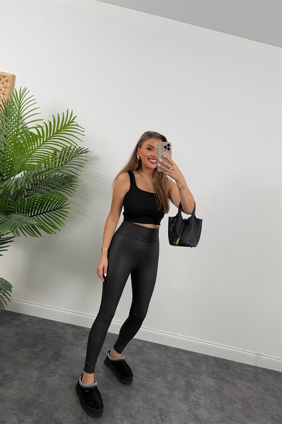 Massi Model Lüx Kalite Yumuşak Deri Şardonlu Tayt