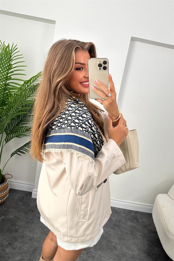 Massi model 1. Sınıf Kalite Orta Boy Klasik Trençkot Taş