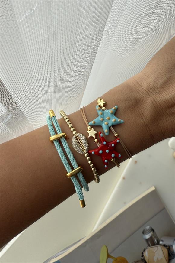 Murano El Yapımı Yıldız Bileklik