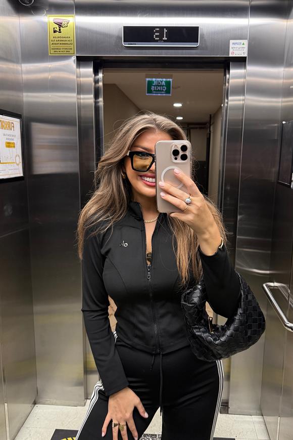 Ola Lüx Kalite Şeritli Likralı Eşofman Takımı