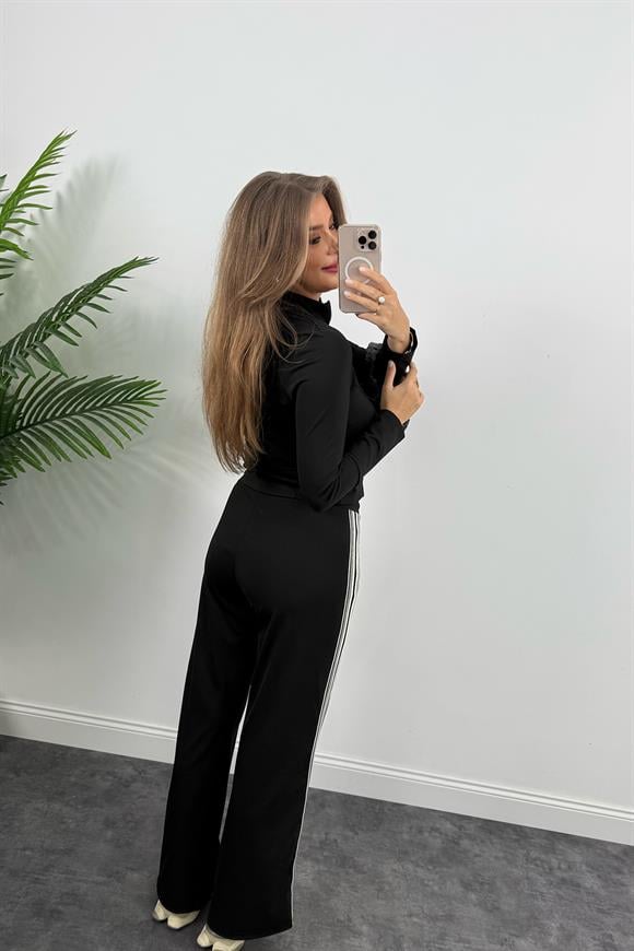 Ola Lüx Kalite Şeritli Likralı Eşofman Takımı