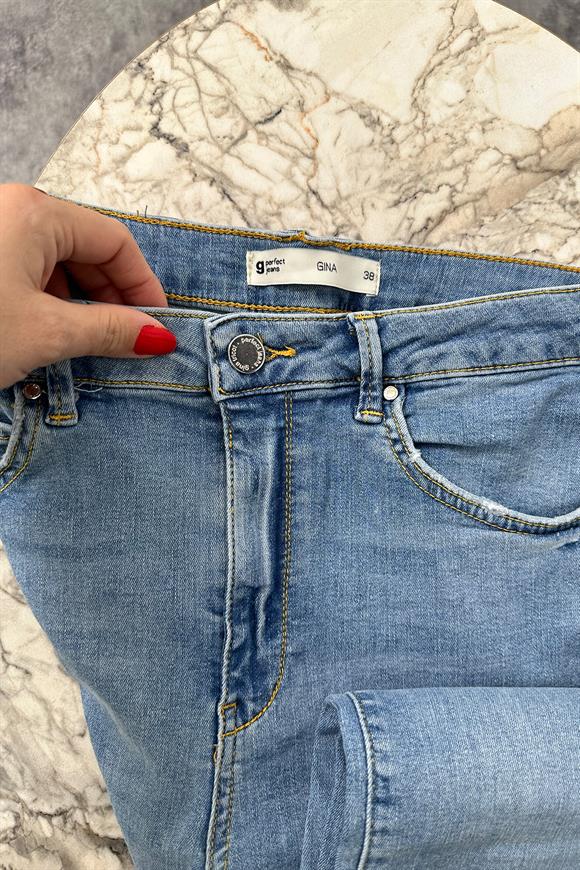 Orjinal Marka Gina Likralı Toparlayıcı Skinny Jean