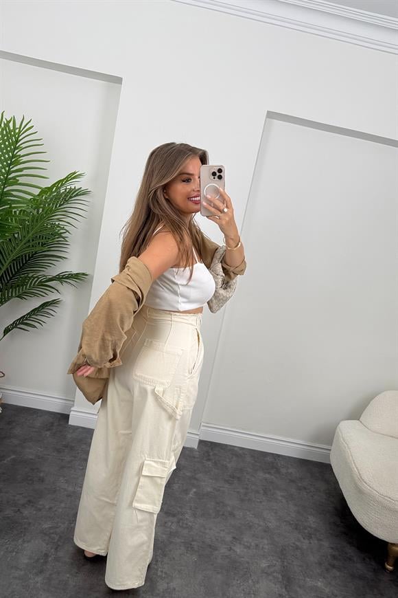 Orjinal Marka Kargo Cepli Palazzo Jean