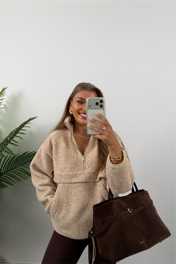 Oysh Model Basic Polar Sweat Taş