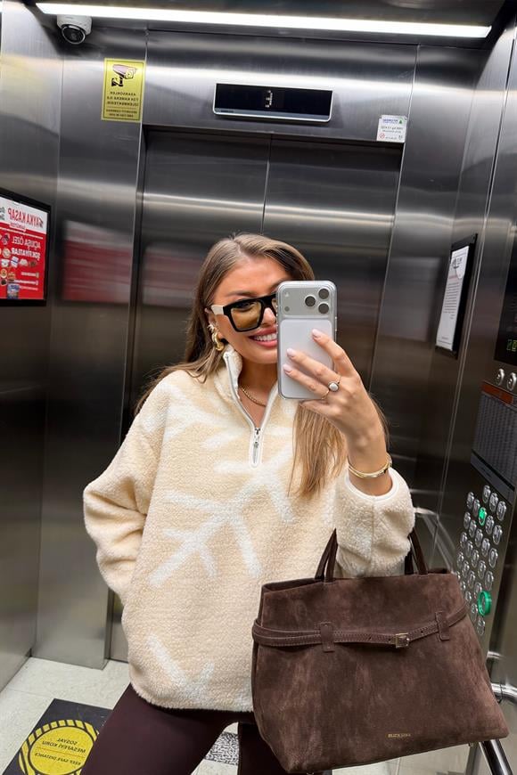 Oysh Model Kar Taneli Polar Sweat