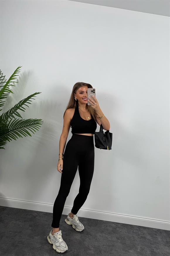 Oysh Model Lüx Kalite Soft Touch Tayt Siyah