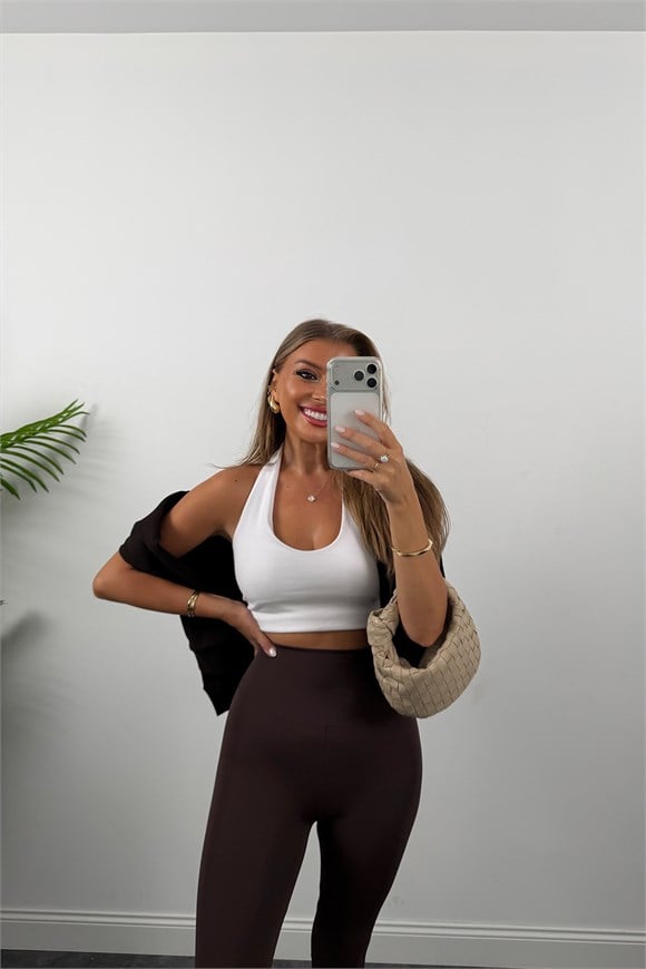 Oysh Model Lüx Kalite Soft Touch Tayt Acı Kahve 