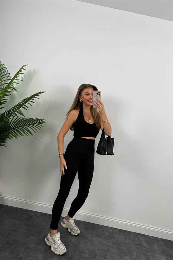 Oysh Model Lüx Kalite Soft Touch Tayt Siyah