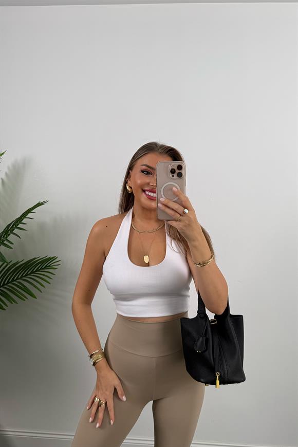 Oysh Model Lüx Kalite Soft Touch Tayt Bej