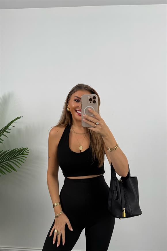 Oysh Model Lüx Kalite Soft Touch Tayt Siyah