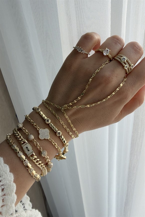 Özel Seri Burgu Model Tek Taş Yüzük