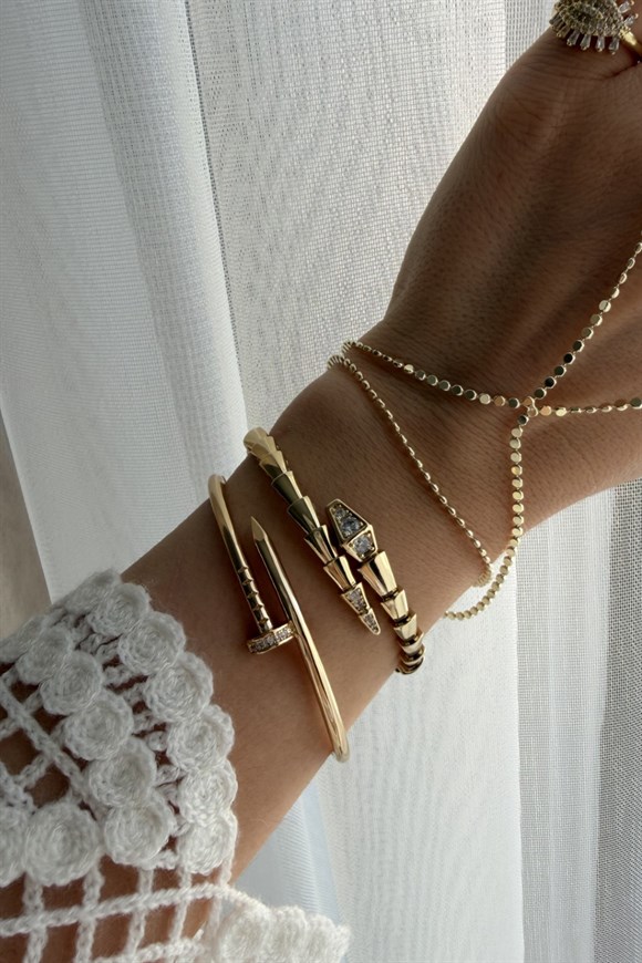 Özel Seri Çivi Model Bileklik 