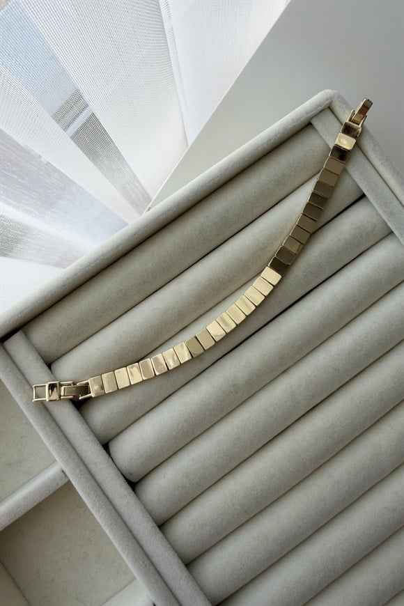 Özel Seri Düz Plaka Model Bileklik