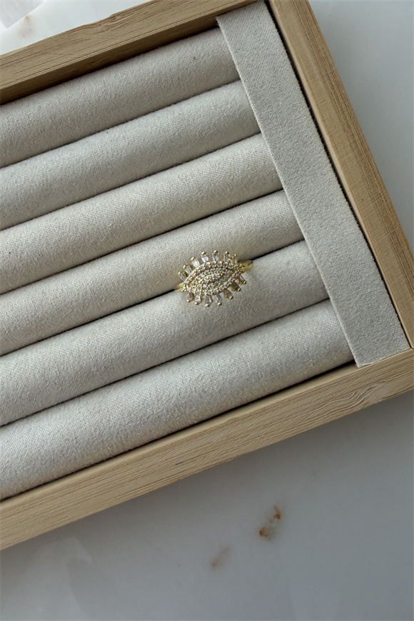 Özel Seri Göz Model Serçe Parmak Yüzüğü