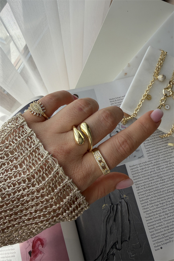 Özel Seri Göz Model Serçe Parmak Yüzüğü