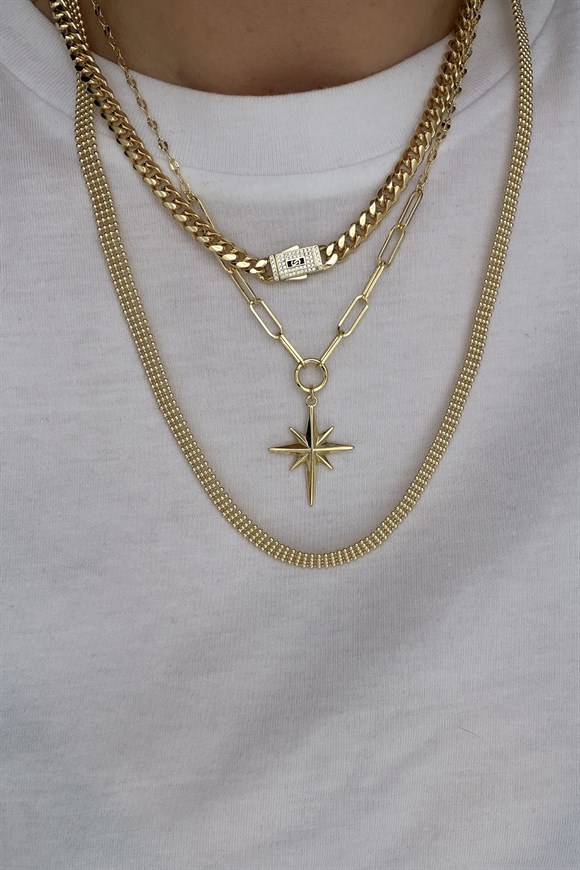 Özel Seri Hasır Zincir Kolye 60 cm