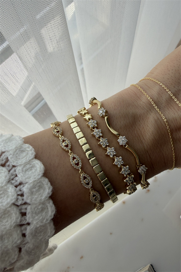 Özel Seri Kare Plaka Bileklik