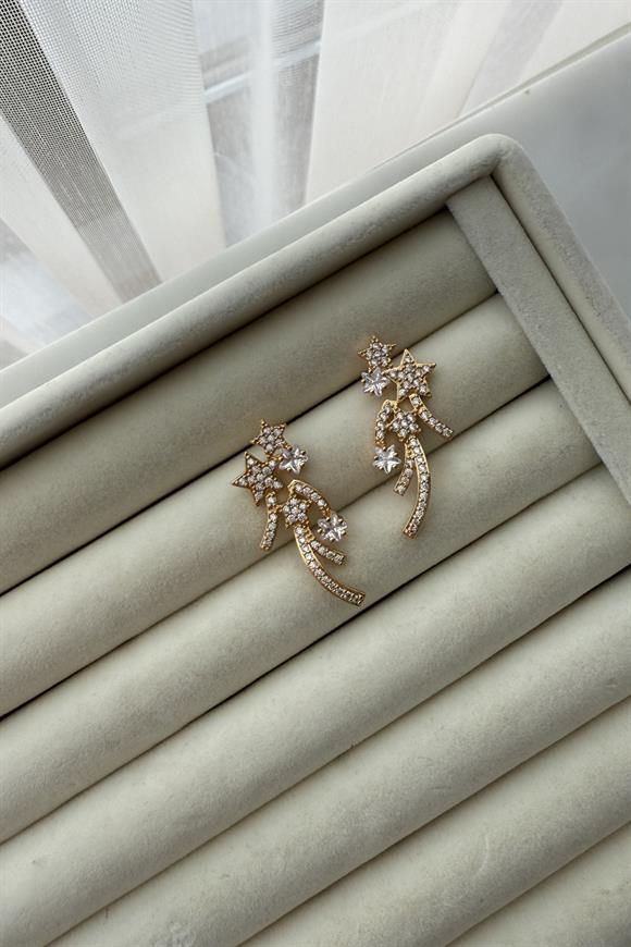 Özel Seri Kuyruklu Yıldız Model Küpe