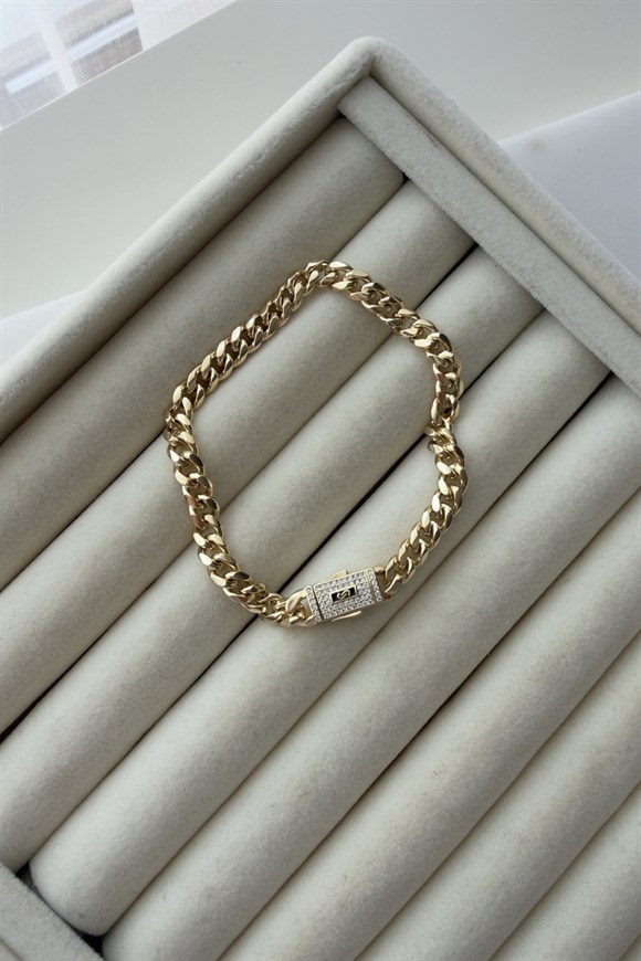 Özel Seri Marka Model Klipsi Taşlı Gurmet Bileklik