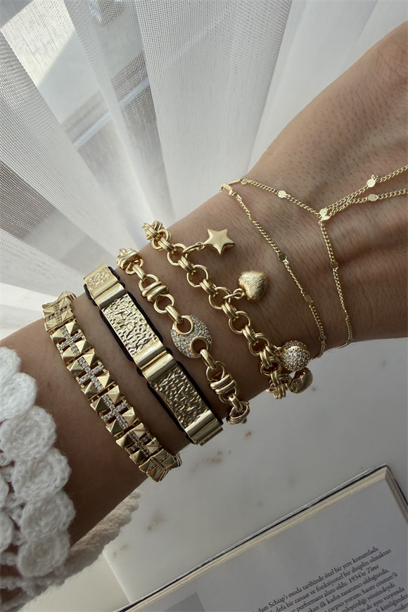 Özel Seri Marka Model Plaka Asansörlü Bileklik