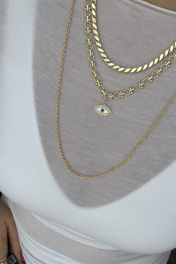 Özel Seri Mineli Göz Kolye