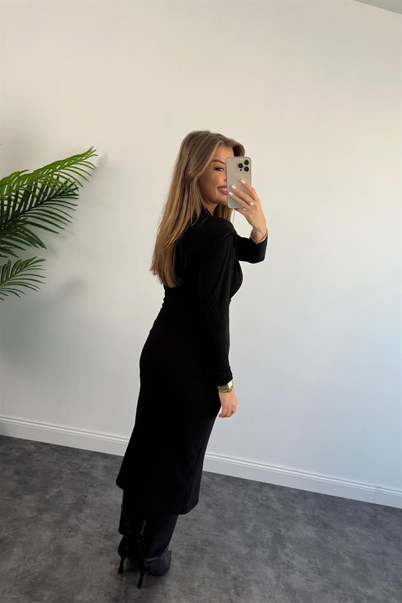 Özel Seri Ottoman Kumaş Fermuarlı Likralı Kalem Etek 