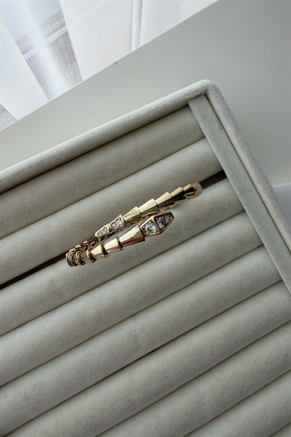 Özel Seri Taşlı Yılan Model Bileklik