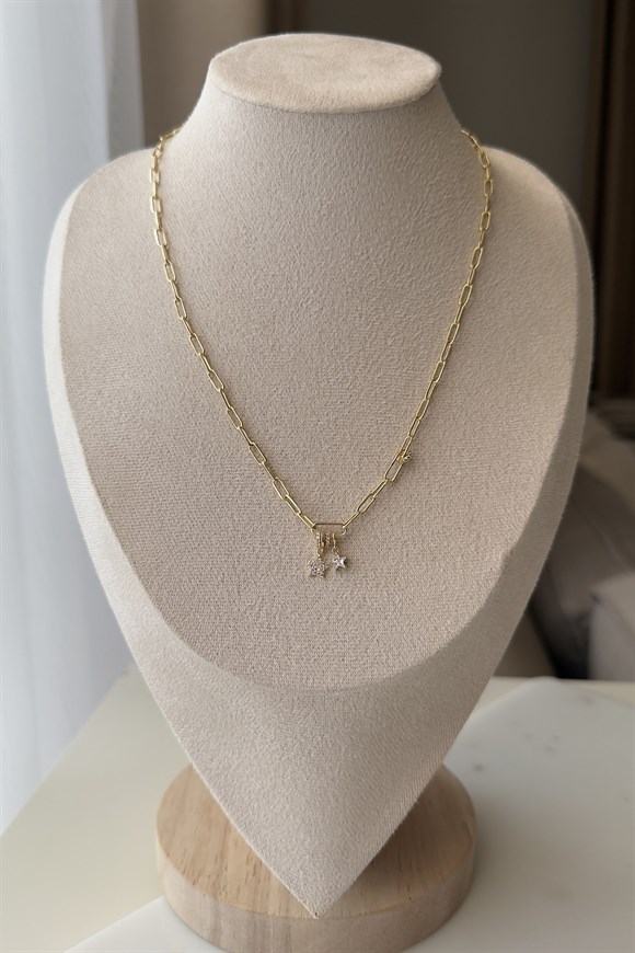 Özel Seri Yıldız Charmlı Kolye