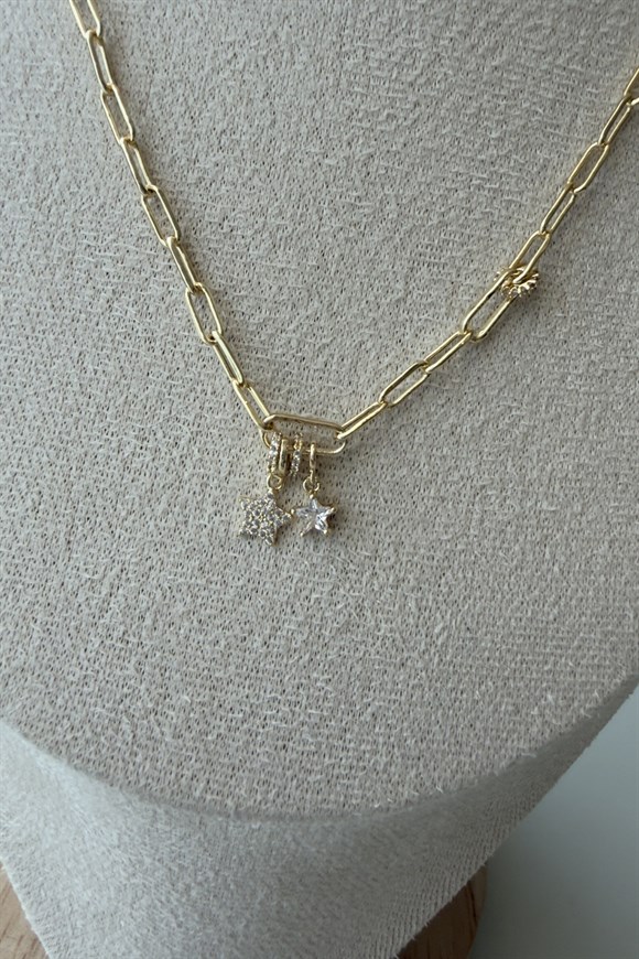 Özel Seri Yıldız Charmlı Kolye